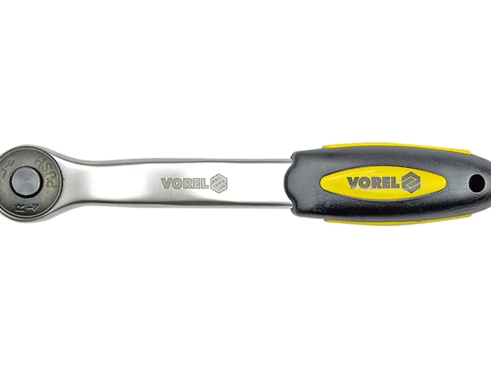 GRZECHOTKA 1/2'' CR-V, 72 ZĘBY, WYGIĘTA