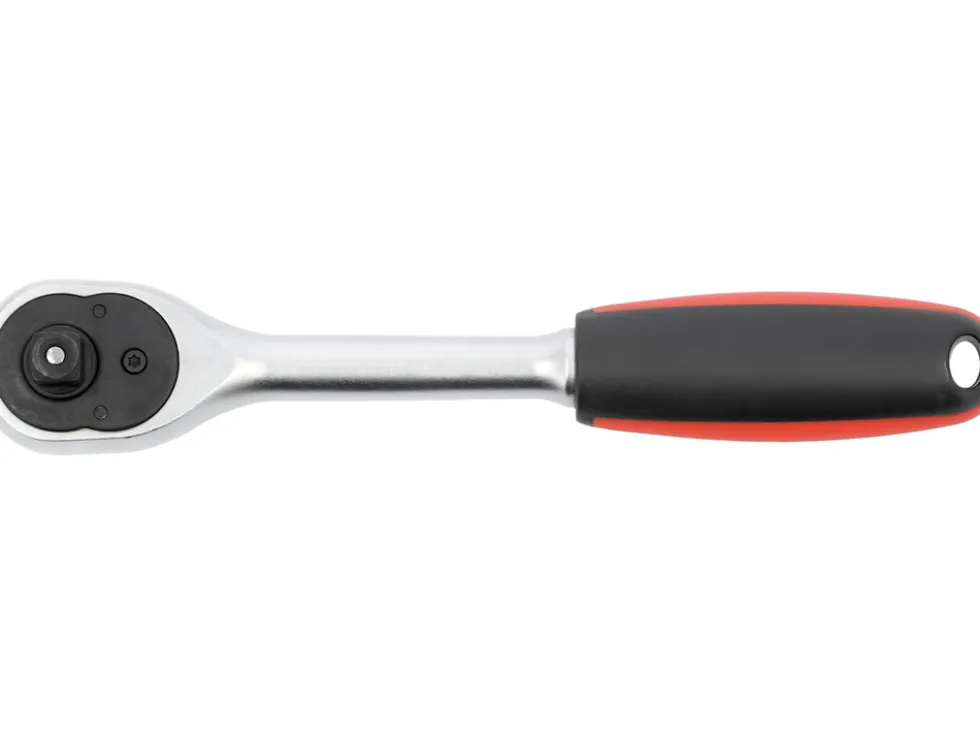 GRZECHOTKA PROSTA Z PŁASKĄ RĘKOJEŚCIĄ 3/8" 90T