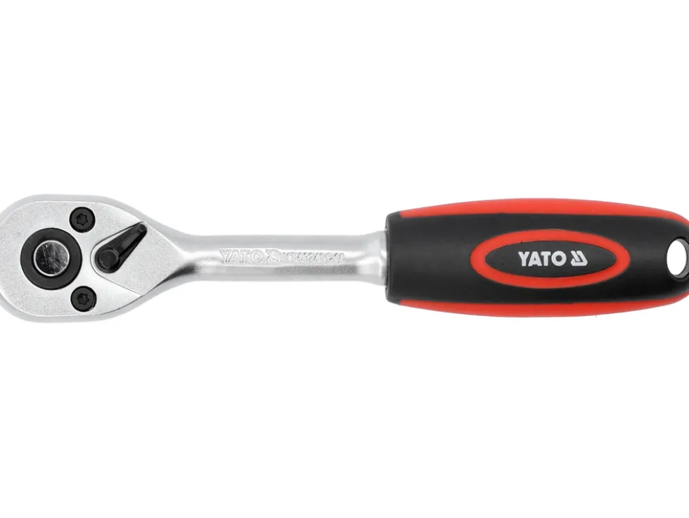 GRZECHOTKA PROSTA Z PŁASKĄ RĘKOJEŚCIĄ 1/4" 90T