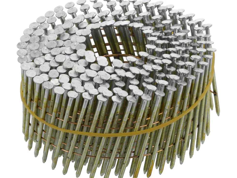 GWOŹDZIE BĘBNOWE DO GWOŹDZIAREK, PIERŚCIENIOWE, OCYNKOWANE, KOLETOWANE 50X2,1MM 5400SZT.