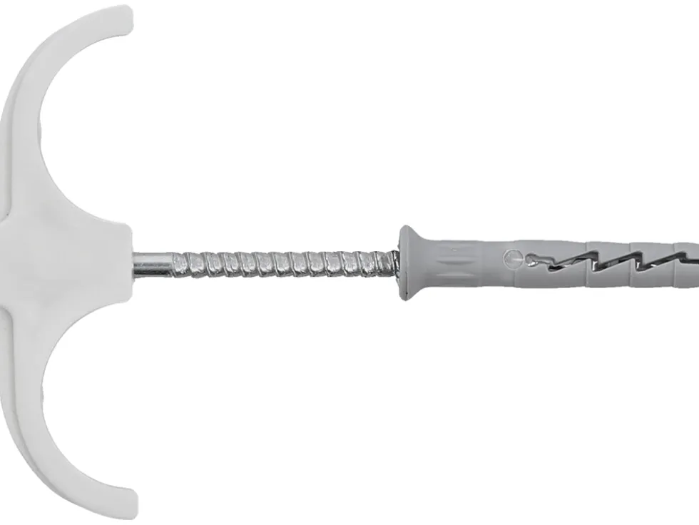 HAKI MONTAŻOWE BIS, INSTALATORSKIE PODWÓJNE Z KOŁKIEM, DO RUR 15-28MM 4SZT.