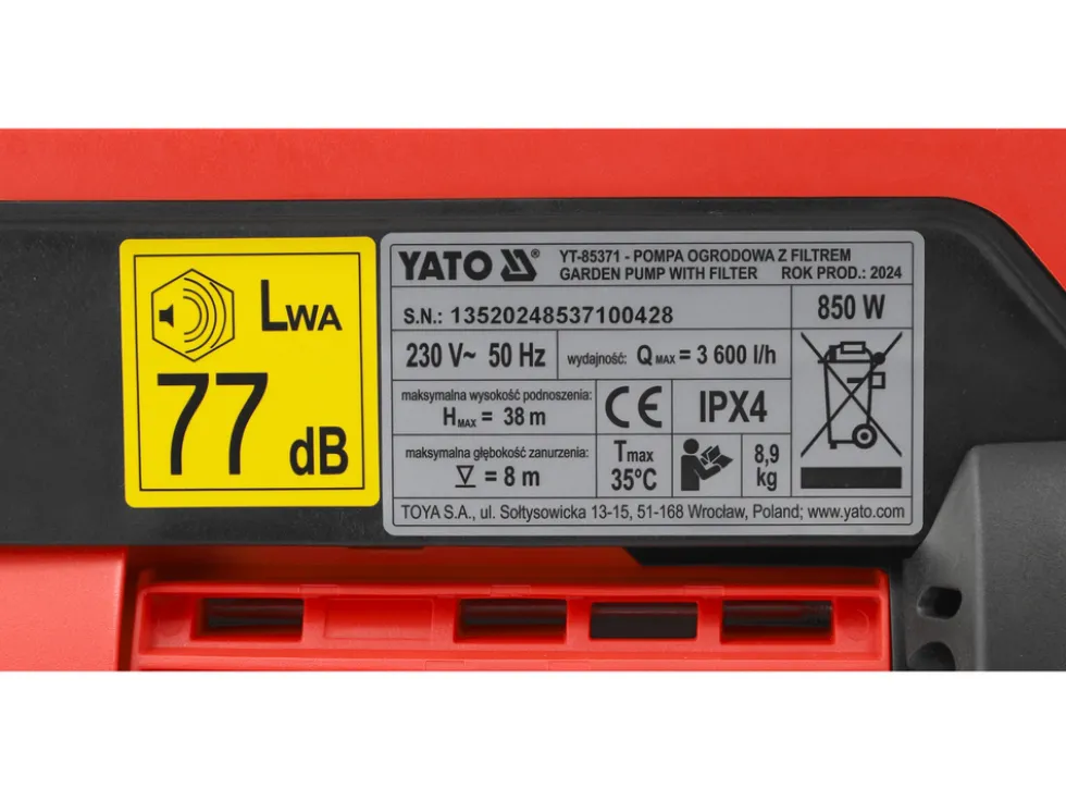 HYDROFOR ELEKTRONICZNY 850W Z FILTREM