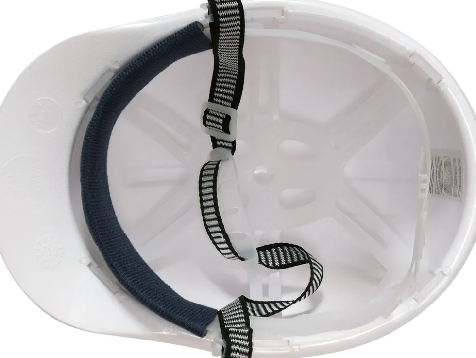 KASK OCHRONNY BIAŁY HDPE