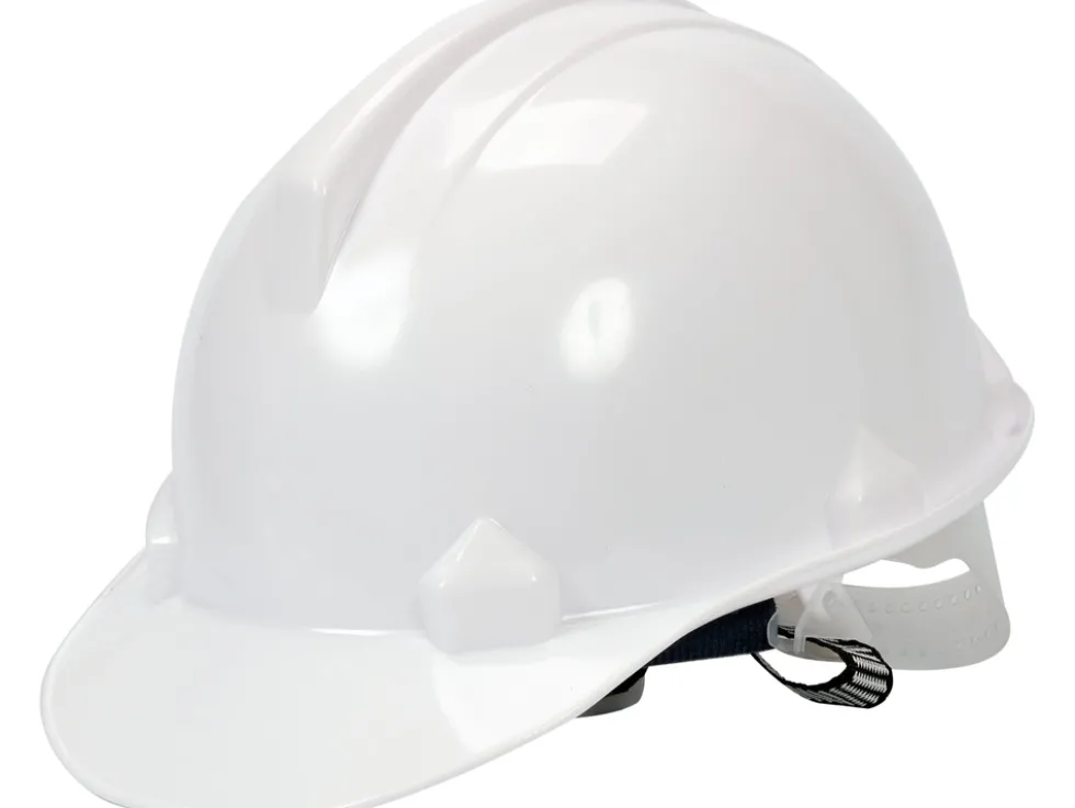KASK OCHRONNY BIAŁY HDPE