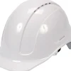 KASK OCHRONNY BIAŁY WYSOKI KOMFORT SZYBKA REGULACJA ABS