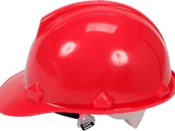 KASK OCHRONNY CZERWONY HDPE