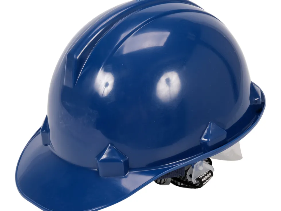 KASK OCHRONNY NIEBIESKI HDPE