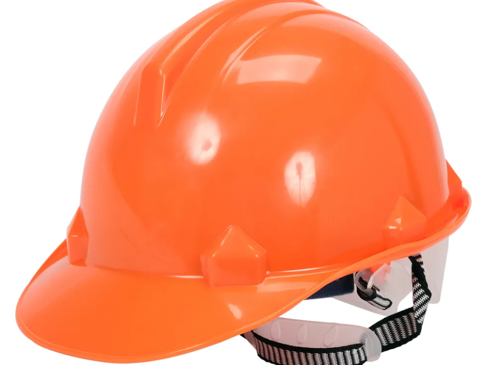 KASK OCHRONNY POMARAŃCZOWY HDPE