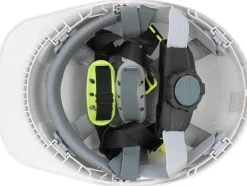 KASK OCHRONNY POMARAŃCZOWY WYSOKI KOMFORT SZYBKA REGULACJA ABS