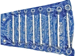 KLUCZE OCZKOWE ODGIĘTE 6-22 MM, ZESTAW 8 SZT. ETUI