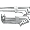 KLUCZE OCZKOWE ODGIĘTE 6-32 MM, ZESTAW 12 SZT. CLIP