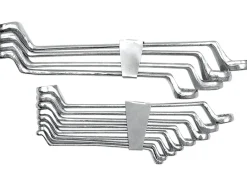 KLUCZE OCZKOWE ODGIĘTE 6-32 MM, ZESTAW 12 SZT. CLIP