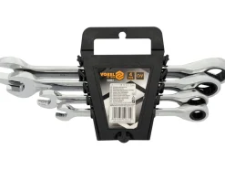 KLUCZE PŁASKO-OCZK Z GRZECH 4CZ. 10-19MM