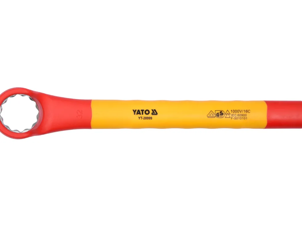 KLUCZ OCZKOWY ODGIĘTY IZOLOWANY 32MM VDE
