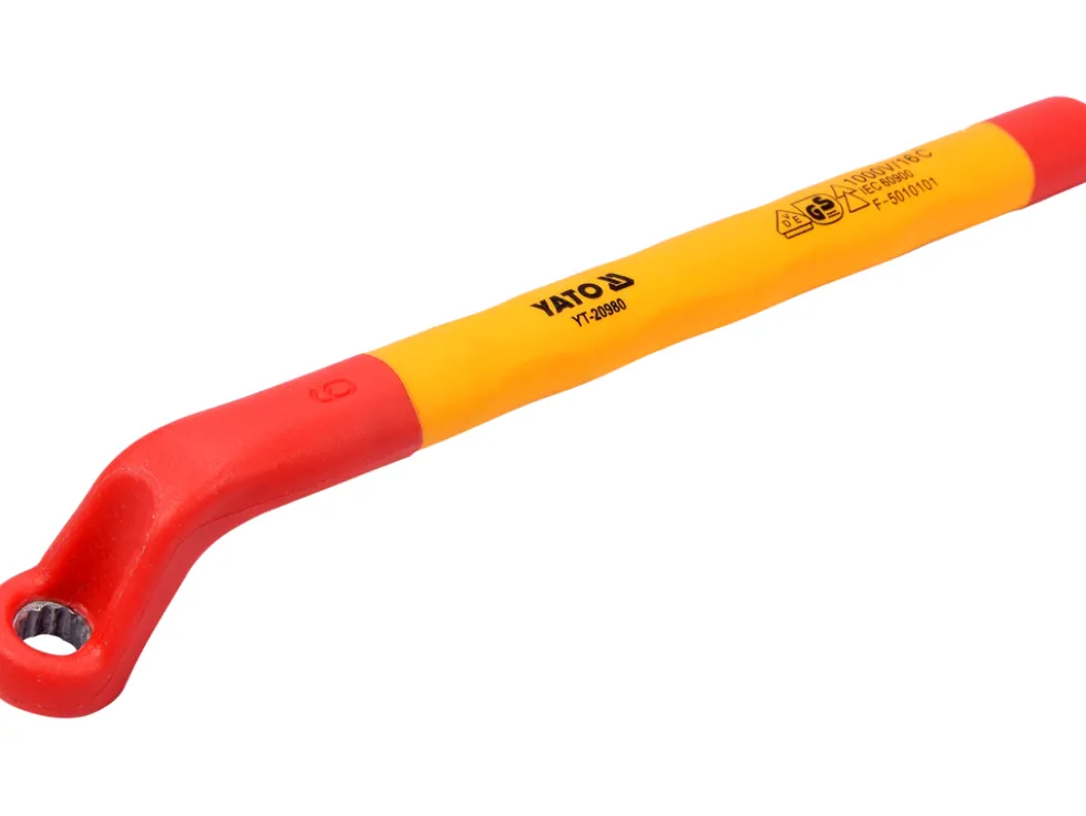 KLUCZ OCZKOWY ODGIĘTY IZOLOWANY 6MM VDE