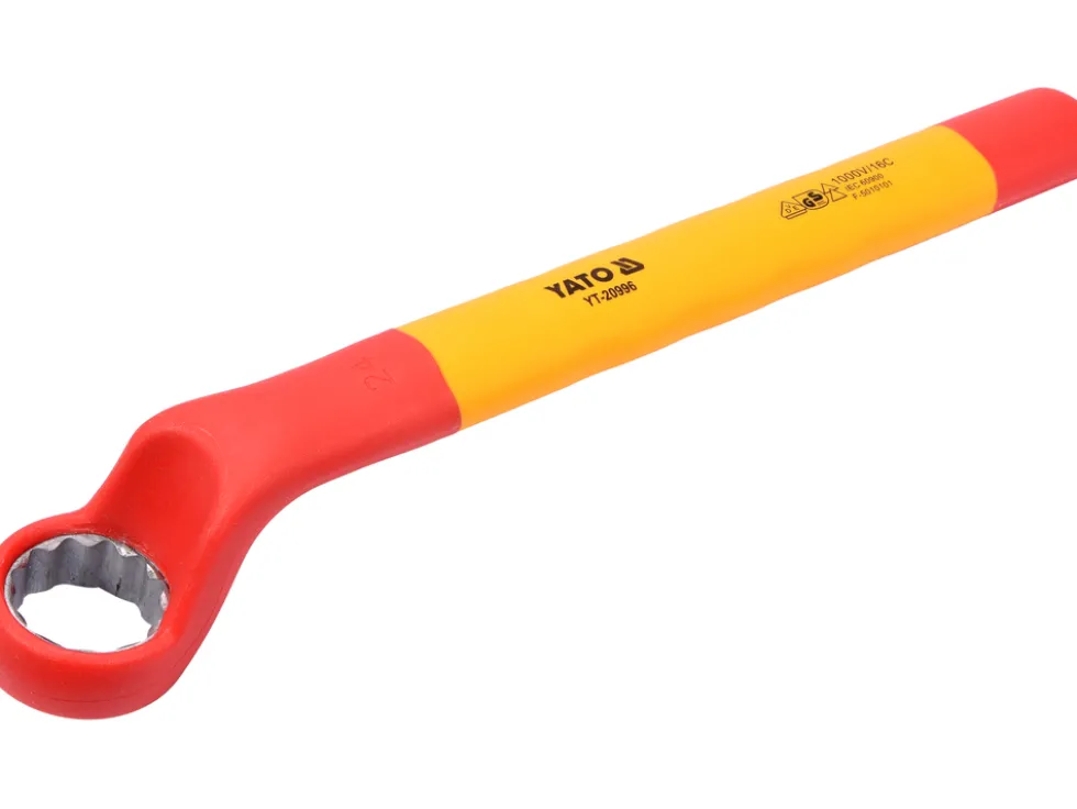 KLUCZ OCZKOWY ODGIĘTY IZOLOWANY 24MM VDE
