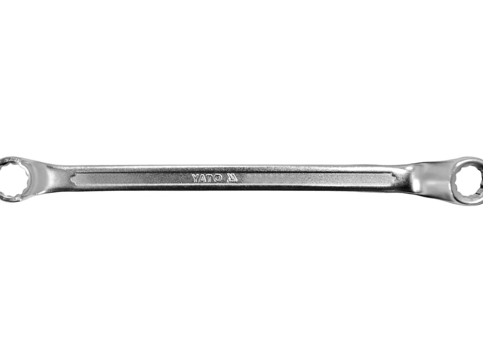 KLUCZ OCZKOWY ODGIĘTY Z POLEROWANĄ GŁÓWKĄ 11/16X3/4''