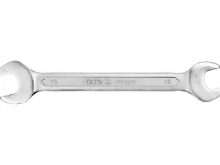 KLUCZ PŁASKI Z POLEROWANĄ GŁÓWKĄ 18X19 MM
