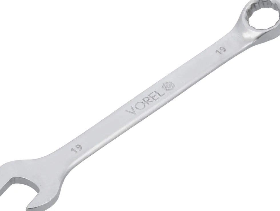 KLUCZ PŁASKO-OCZKOWY C-V 19MM SATYNA
