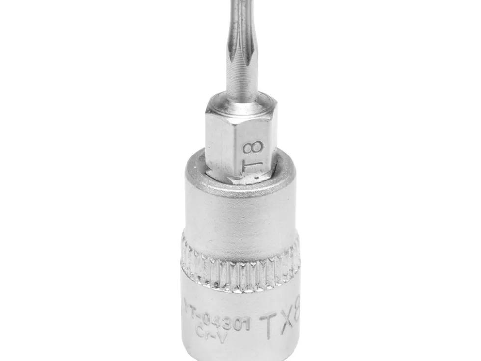 KLUCZ TRZPIENIOWY TORX 1/4" T8 L37MM