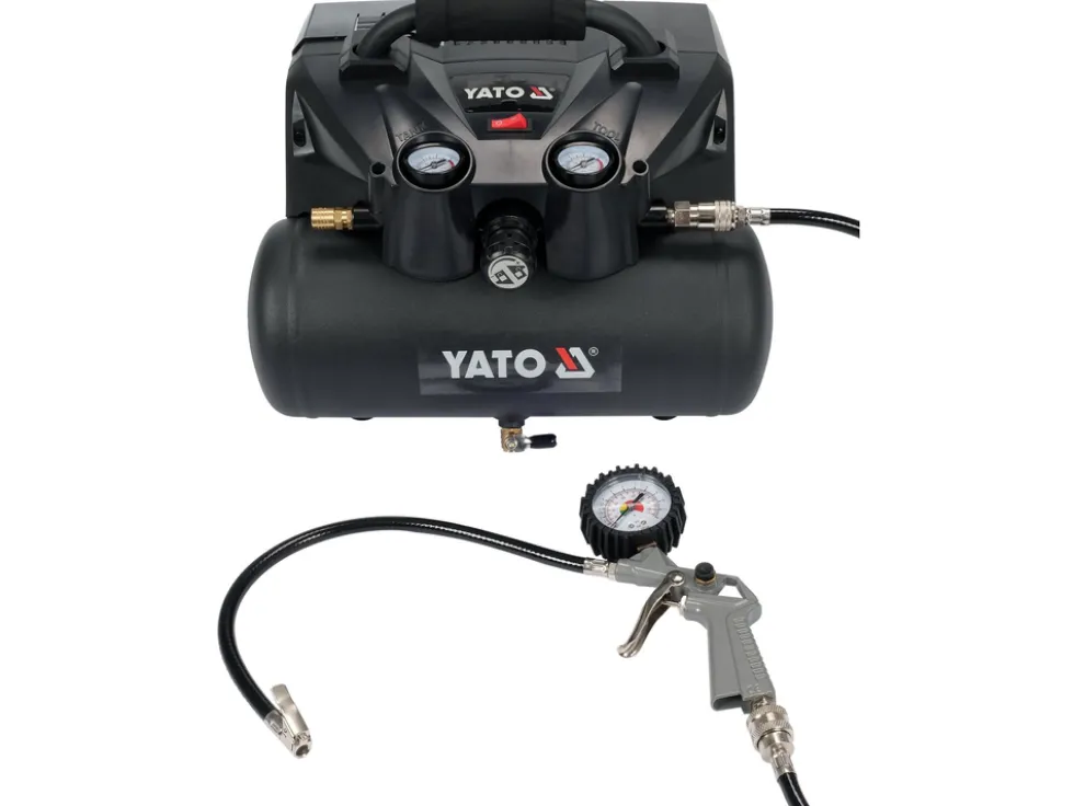 KOMPRESOR SAMOCHODOWY 36V, 8 BAR, 98 L/MIN - DWA AKUMULATORY 3 AH