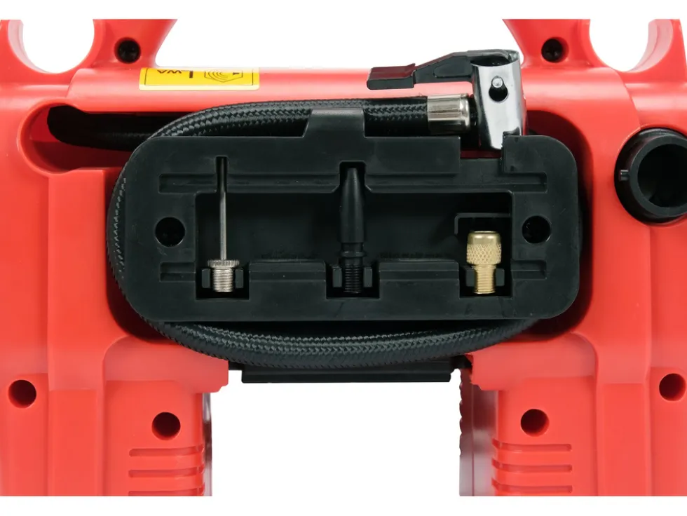 KOMPRESOR SAMOCHODOWY 18V, 11 BAR, 12 L/MIN - AKUMULATOR 3 AH