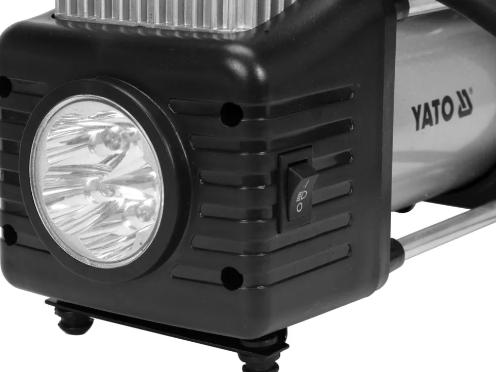 KOMPRESOR SAMOCHODOWY Z LAMPĄ LED, 250W