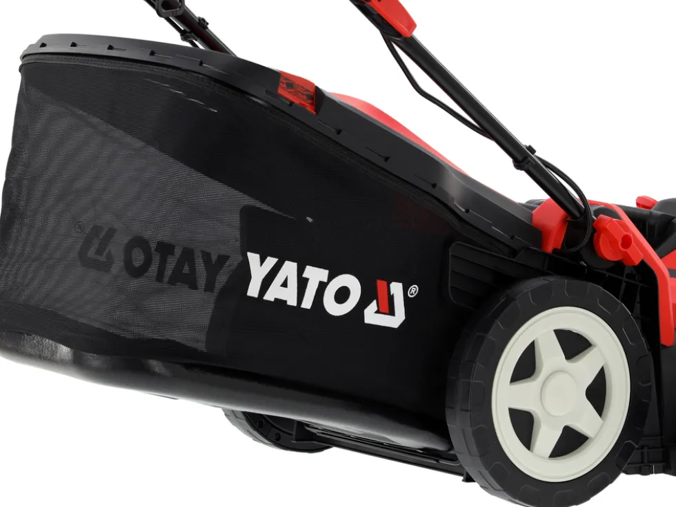 KOSIARKA ELEKTRYCZNA MOC 2000 W, SZEROKOŚĆ 46 CM, NAPĘD, WYRZUT BOCZNY