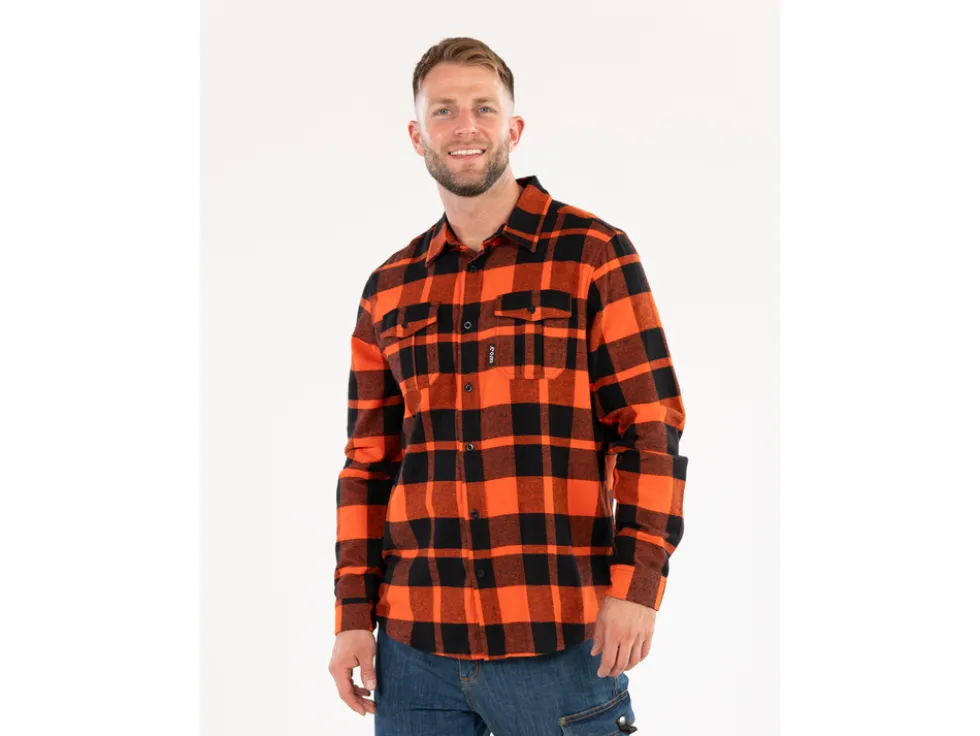 KOSZULA FLANELOWA CZERWONA ROZM. S