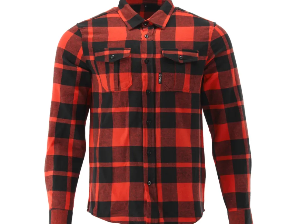 KOSZULA FLANELOWA CZERWONA ROZM. 2XL