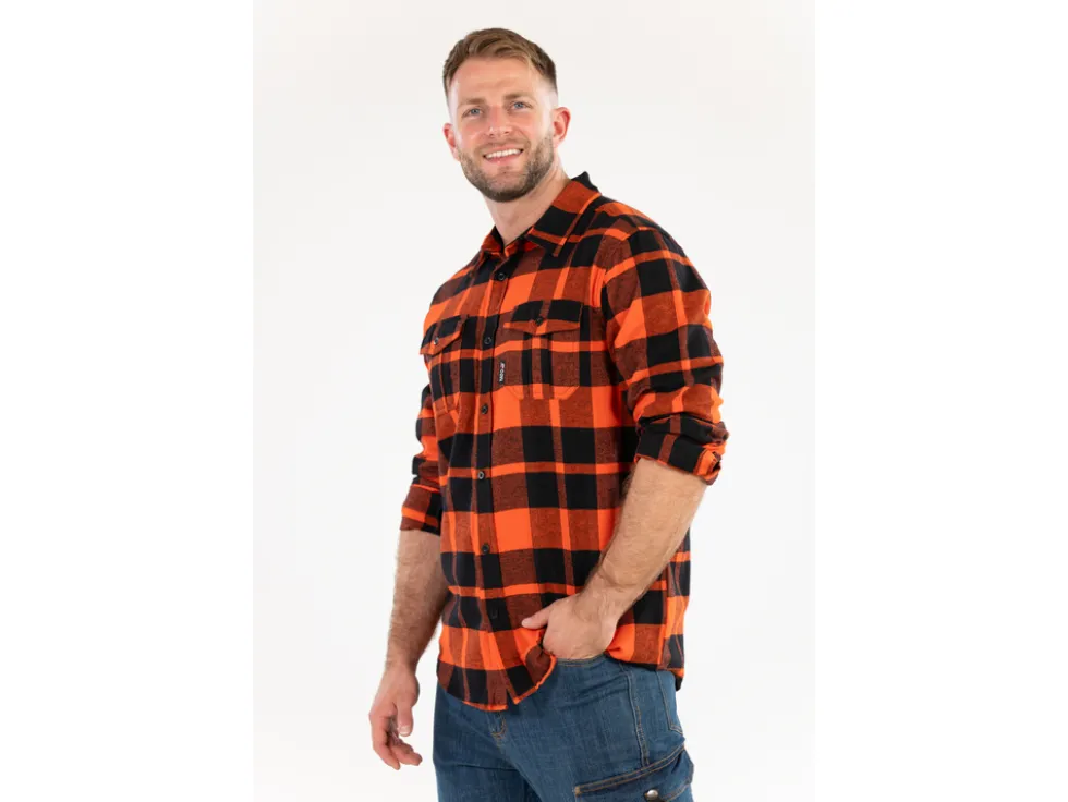 KOSZULA FLANELOWA CZERWONA ROZM. 2XL