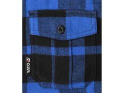 KOSZULA FLANELOWA NIEBIESKA ROZM. S
