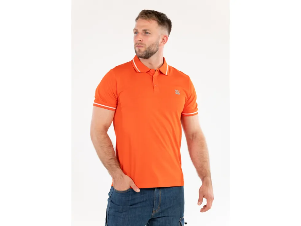 KOSZULKA POLO SOFT POMARAŃCZOWA ROZM. 3XL
