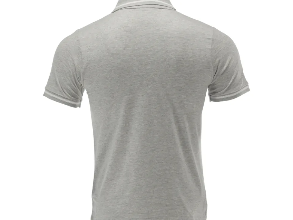 KOSZULKA POLO SOFT SZARY MELANŻ ROZM. XL