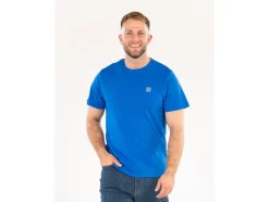 KOSZULKA T-SHIRT BASIC NIEBIESKA ROZM. 2XL