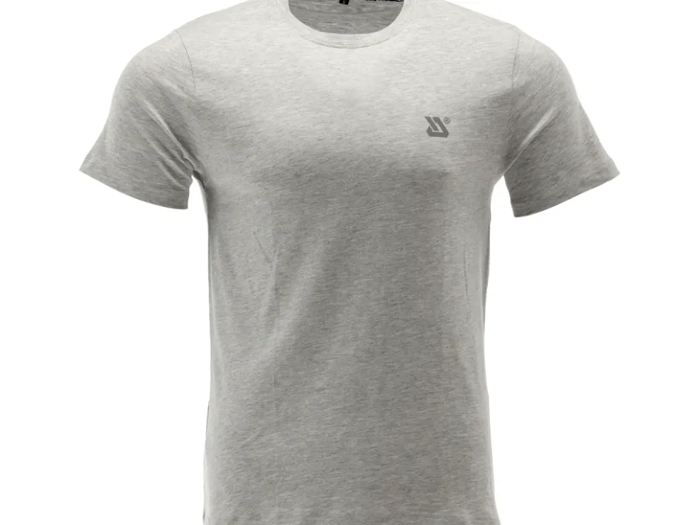 KOSZULKA T-SHIRT BASIC SZARY MELANŻ ROZM. 2XL