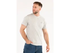 KOSZULKA T-SHIRT BASIC SZARY MELANŻ ROZM. 2XL