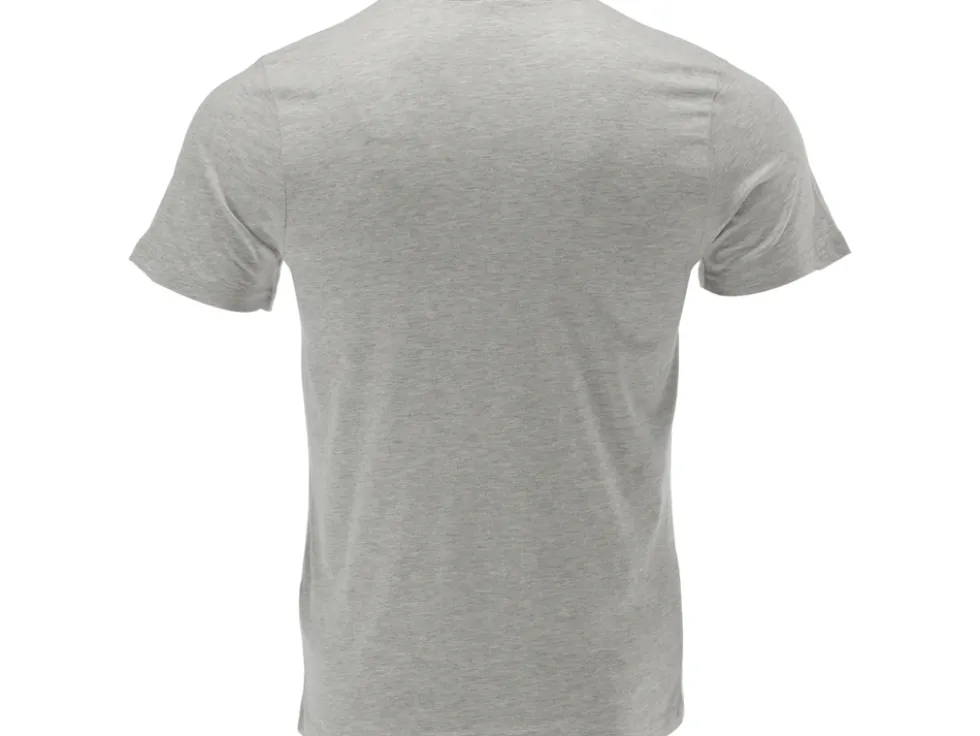 KOSZULKA T-SHIRT BASIC SZARY MELANŻ ROZM. M