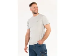 KOSZULKA T-SHIRT SERIA TALL SZARY MELANŻ Z ELASTANEM ROZM. L