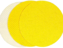 KRĄŻEK ŚCIERNY PERFOROWANY Z RZEPEM 225 MM P120 DO SZLIFIERKI / 3 SZT.