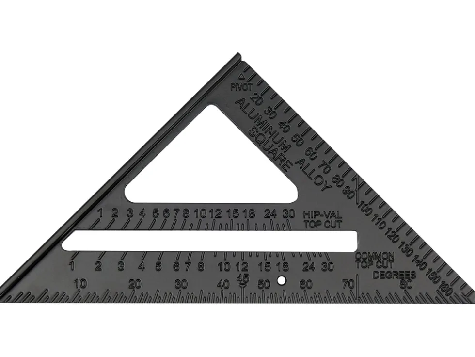 KĄTOWNIK ALUMINIOWY ZE STOPKĄ 250 MM