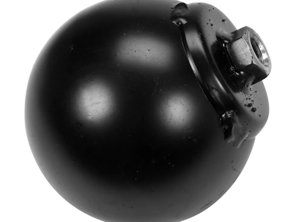 KULA KOMINIARSKA, KOMINOWA, STALOWA 2,5KG Z GWINTEM WEWNĘTRZNYM M12