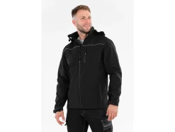 KURTKA SOFTSHELL Z KAPTUREM OBSIDIAN ROZM. M