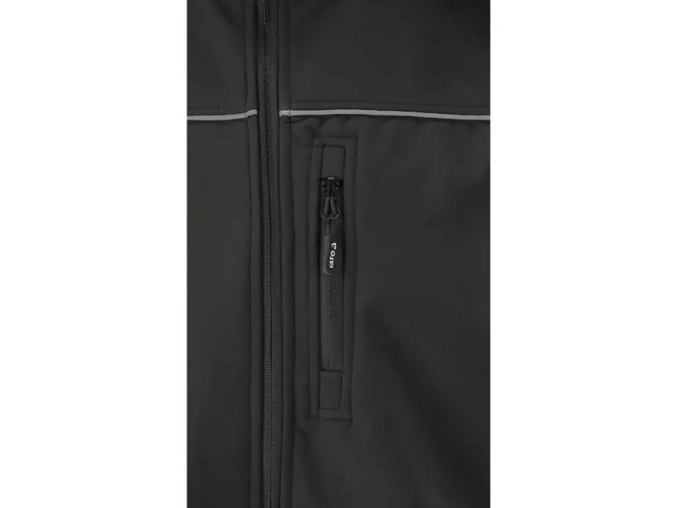 KURTKA SOFTSHELL Z KAPTUREM OBSIDIAN ROZM. M
