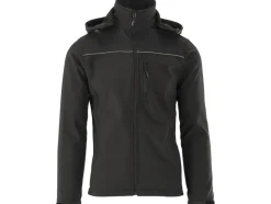 KURTKA SOFTSHELL Z KAPTUREM OBSIDIAN ROZM. M