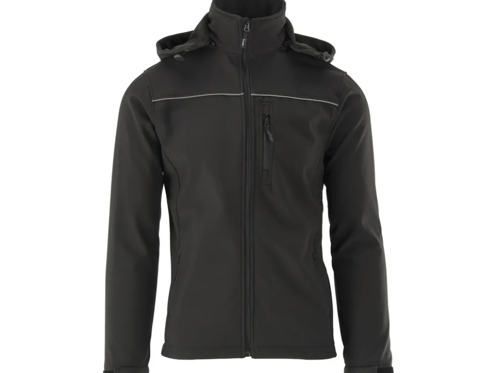 KURTKA SOFTSHELL Z KAPTUREM OBSIDIAN ROZM. XL