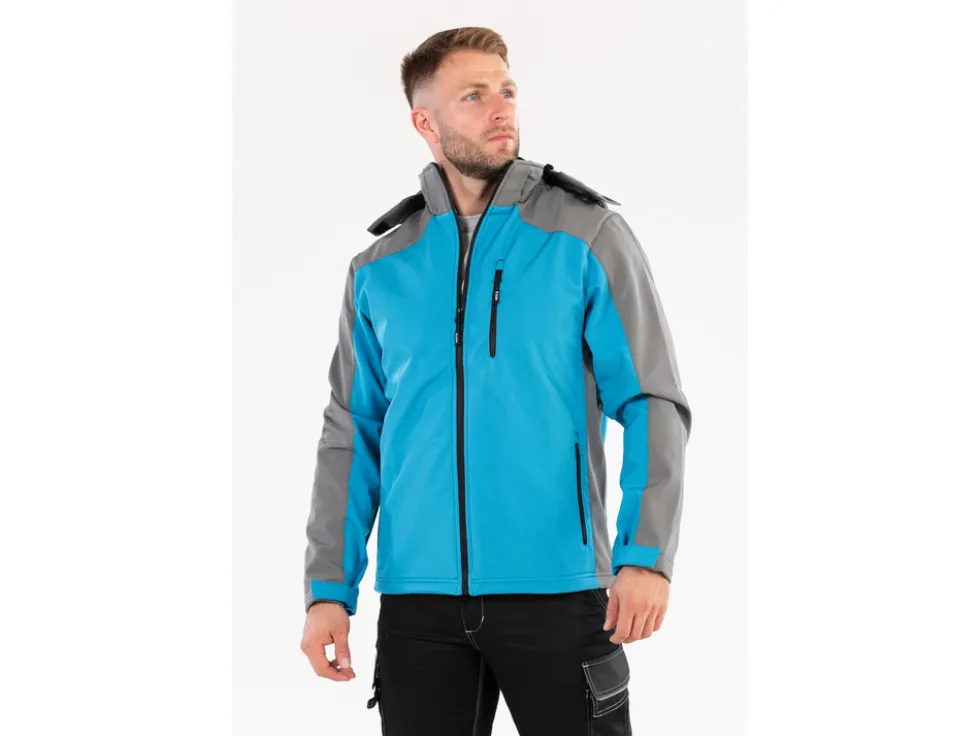 KURTKA SOFTSHELL Z KAPTUREM STRATUS ROZM. M