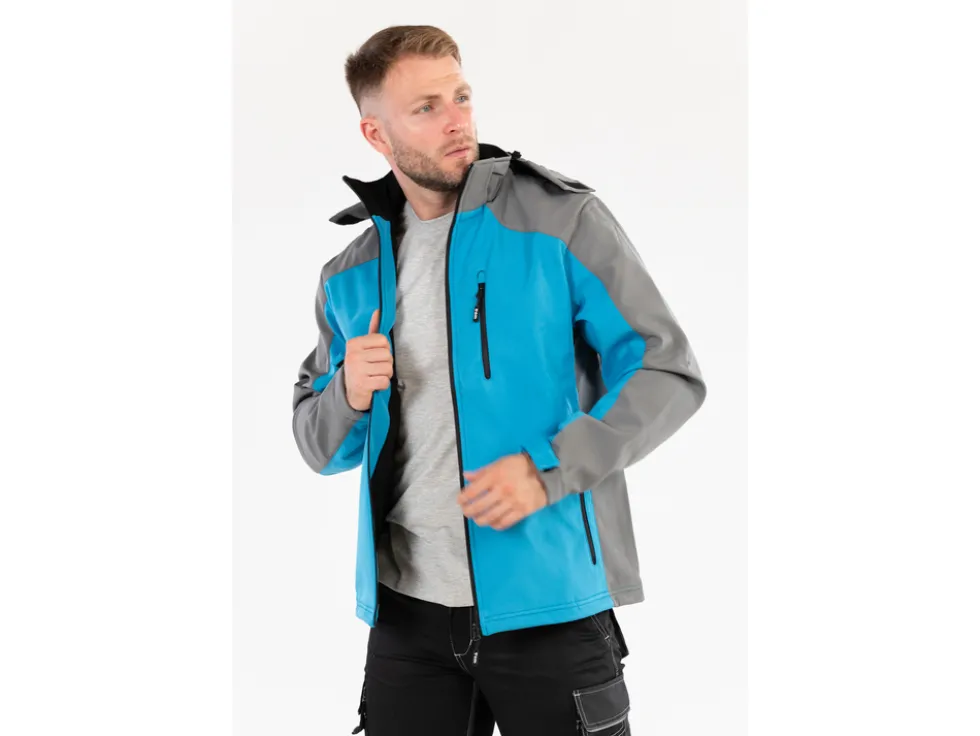 KURTKA SOFTSHELL Z KAPTUREM STRATUS ROZM. M