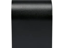 LAMPA ŚCIENNA ZEWNĘTRZNA CZARNA ALUMINIOWA 1XGU10 PÓŁOWAL