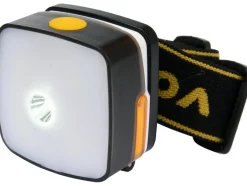 LAMPA CZOŁOWA 3W LED I 4 SMD LED AKU.